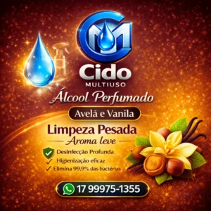 Álcool Perfumado Avelã e Vanila