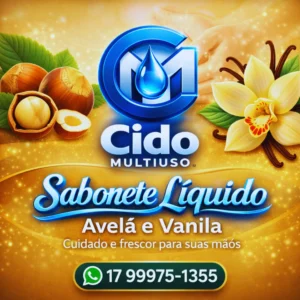 Sabonete Líquido Avelã e Vanila