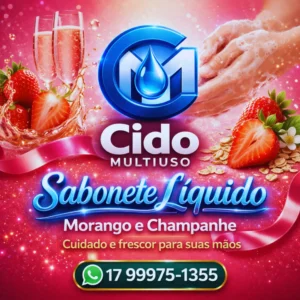 Sabonete Líquido Morango e Champanhe