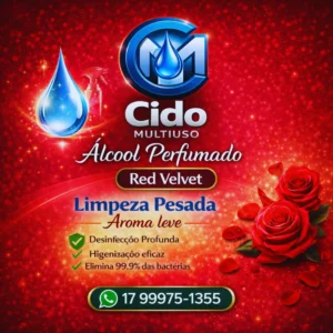 Álcool Perfumado Red Velvet
