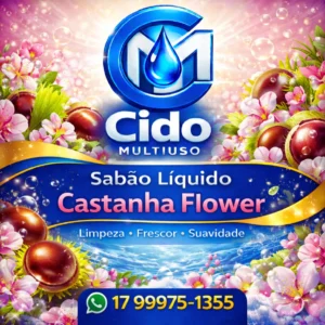 Sabão Líquido Castanha Flower